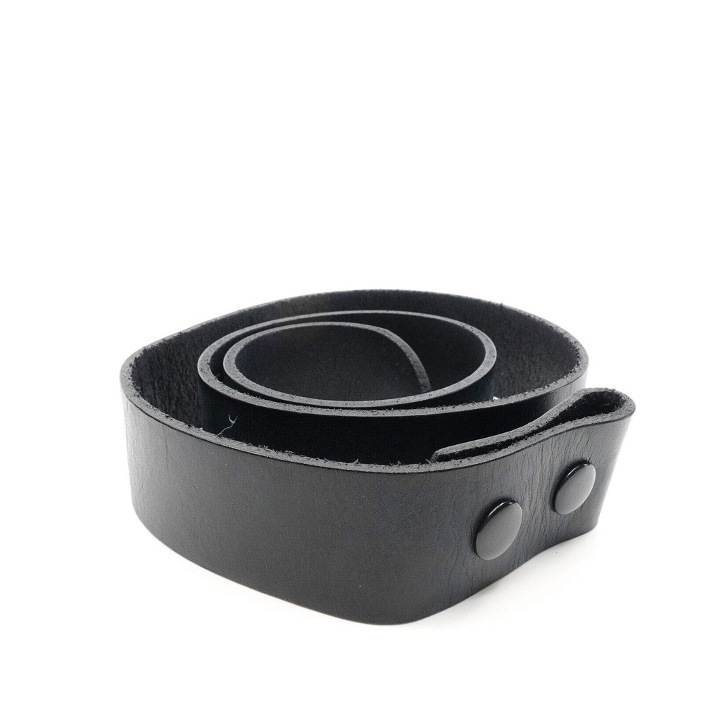 King Baby Studio Black Leather Belt Replacement No Buckle Size 32